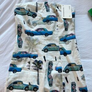 Retro Strapless Dress| Bustier Mini Dress | Size: 8 AU (Fits like a S - US 2-4)